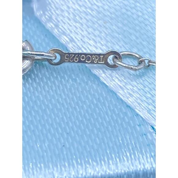 Authentic Tiffany & Co Sliver Paloma Picasso Kiss X Pendant Necklace - Picture 7 of 11
